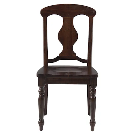 Napoleon Side Chair with Turned Legs